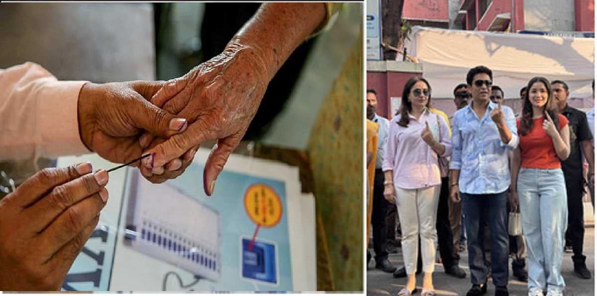 महाराष्ट्र में दोपहर 13.00 बजे तक 32.18 प्रतिशत मतदान